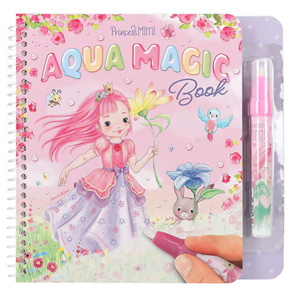 Princess Mimi Omalovánka | Princess Mimi Aqua Magic Book, Omalovánka s magickým fixem